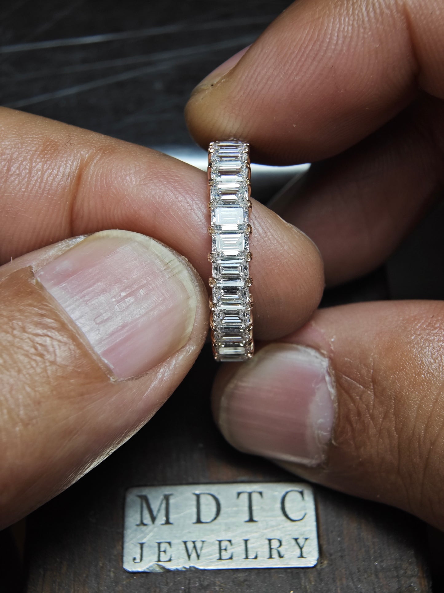 Custom Eternity  Ring