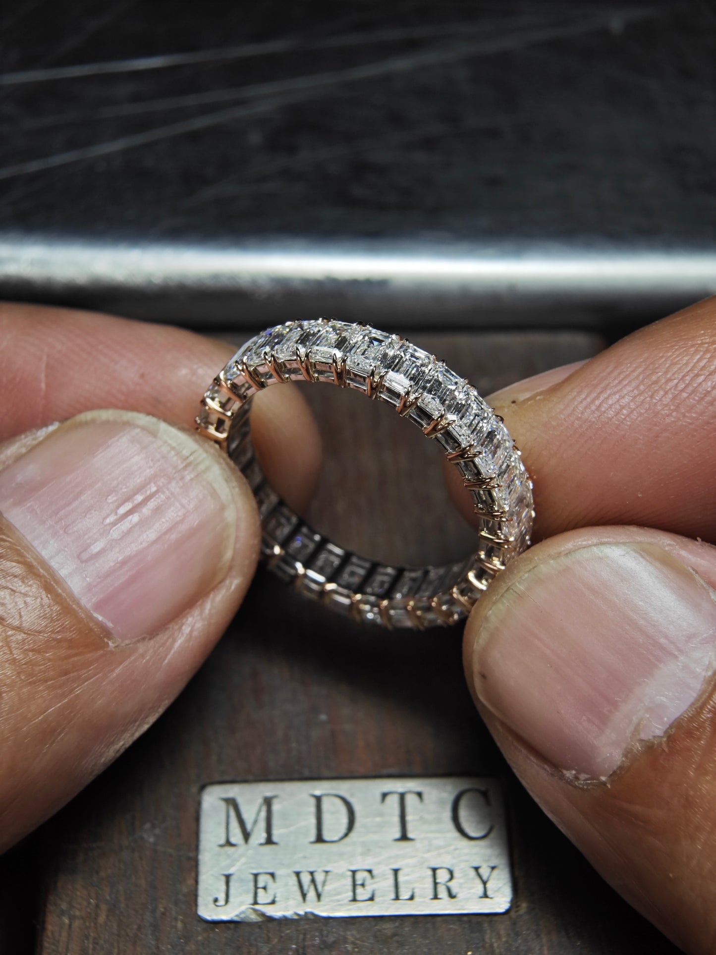 Custom Eternity  Ring