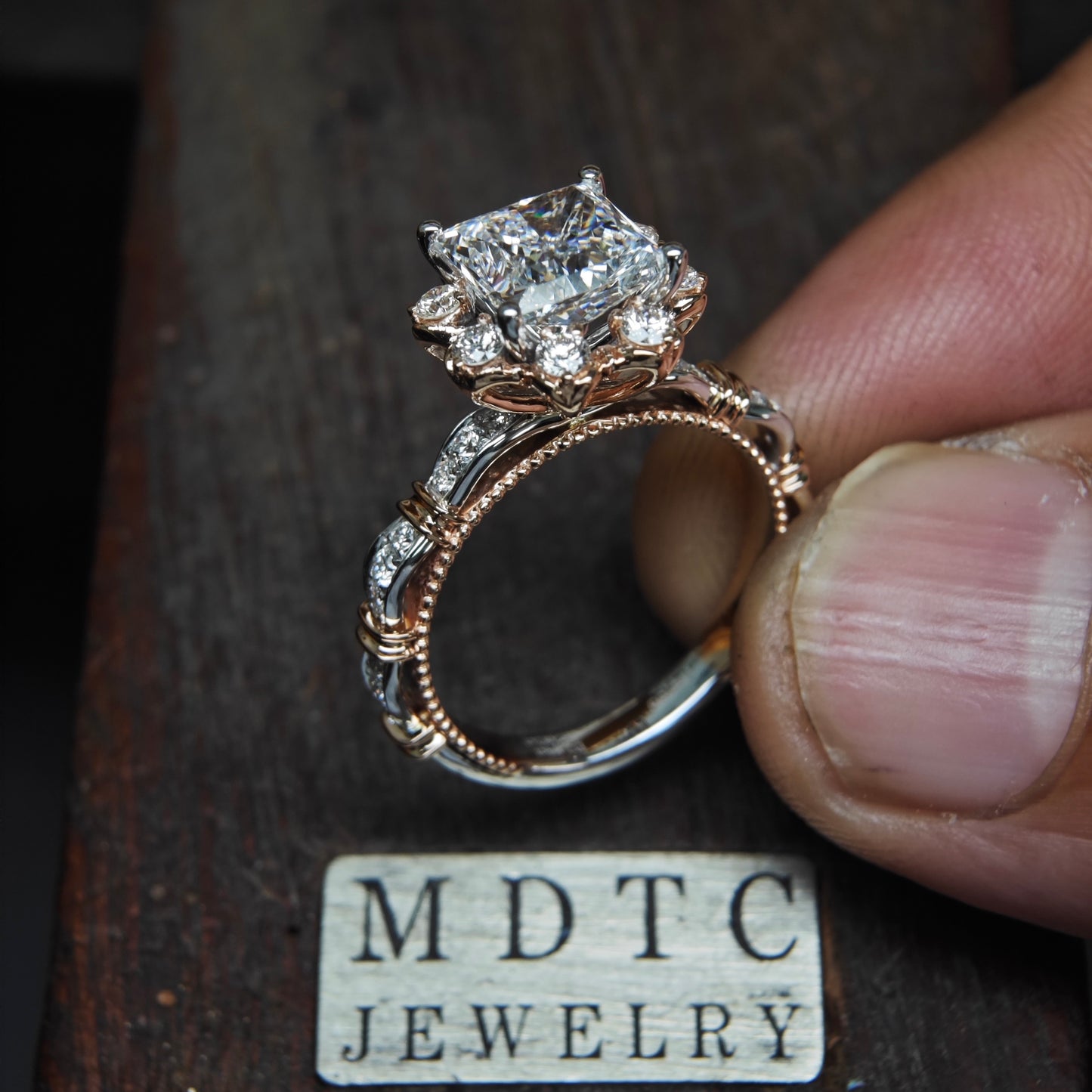 Episode 256 | Custom Handcrafted Princess Cut Engagement Ring