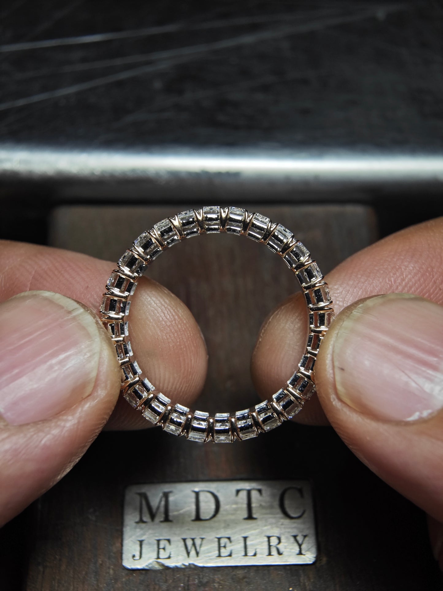 Custom Eternity  Ring