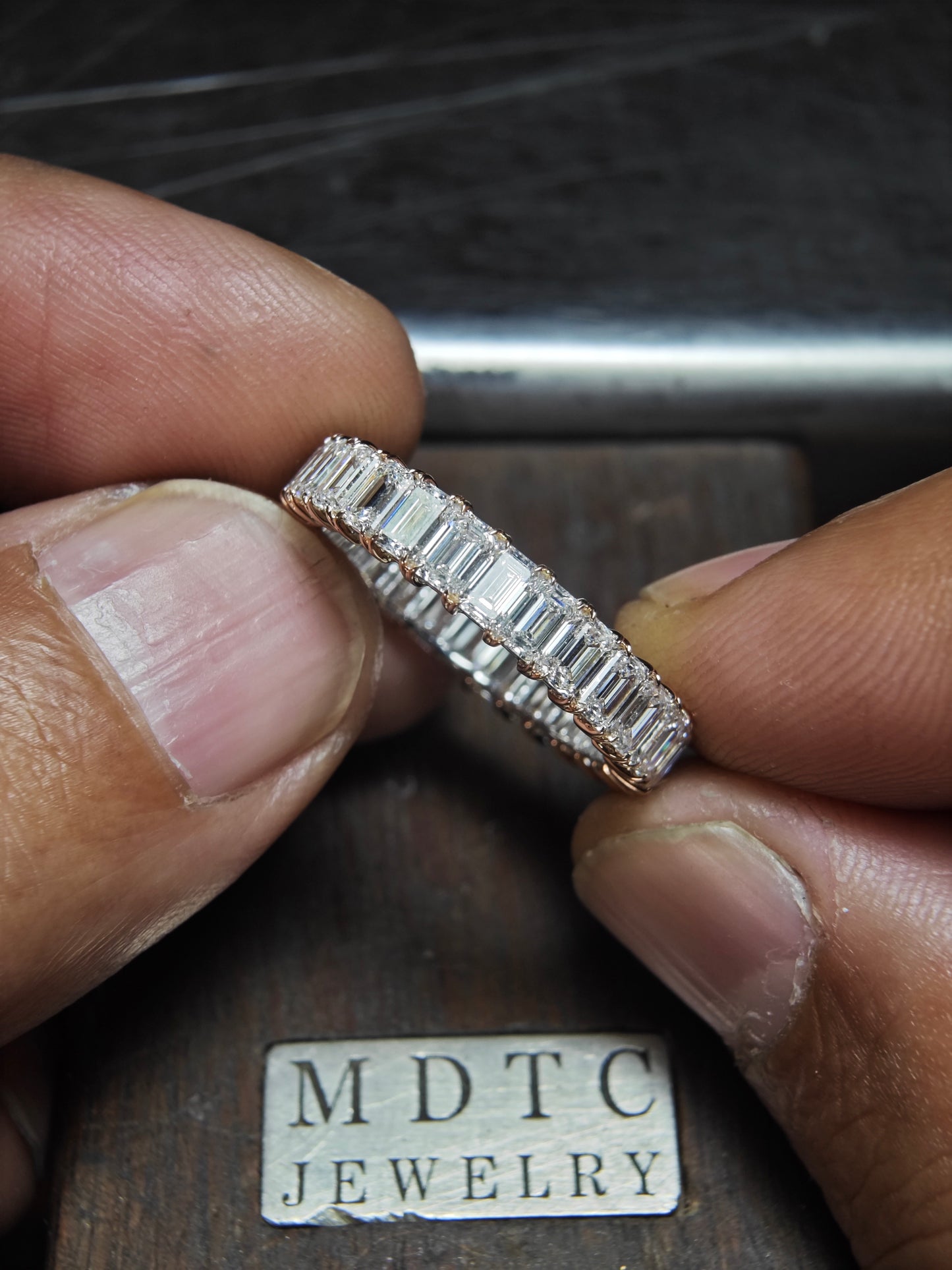 Custom Eternity  Ring