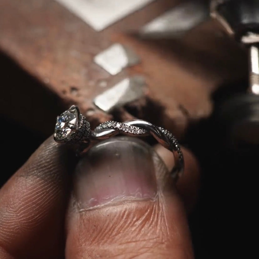 Episode 199 | Custom Handcrafted Twist Engagement Ring