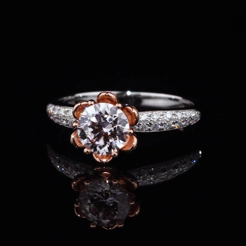 Episode 132 | Custom Handcrafted Plum Blossom Engagement Ring