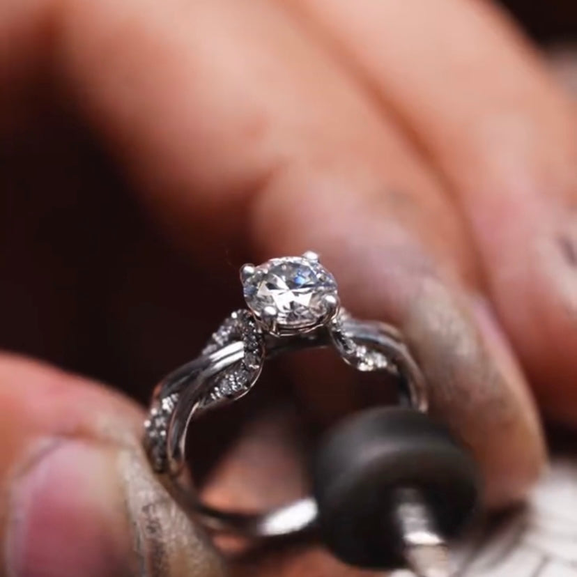 Episode 237 | Custom Handcrafted Magnolia Engagement Ring