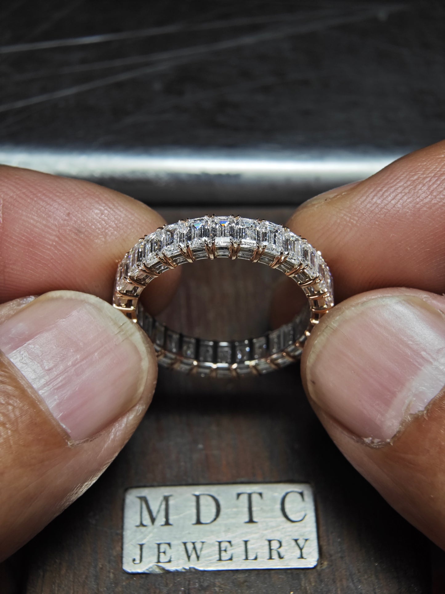 Custom Eternity  Ring