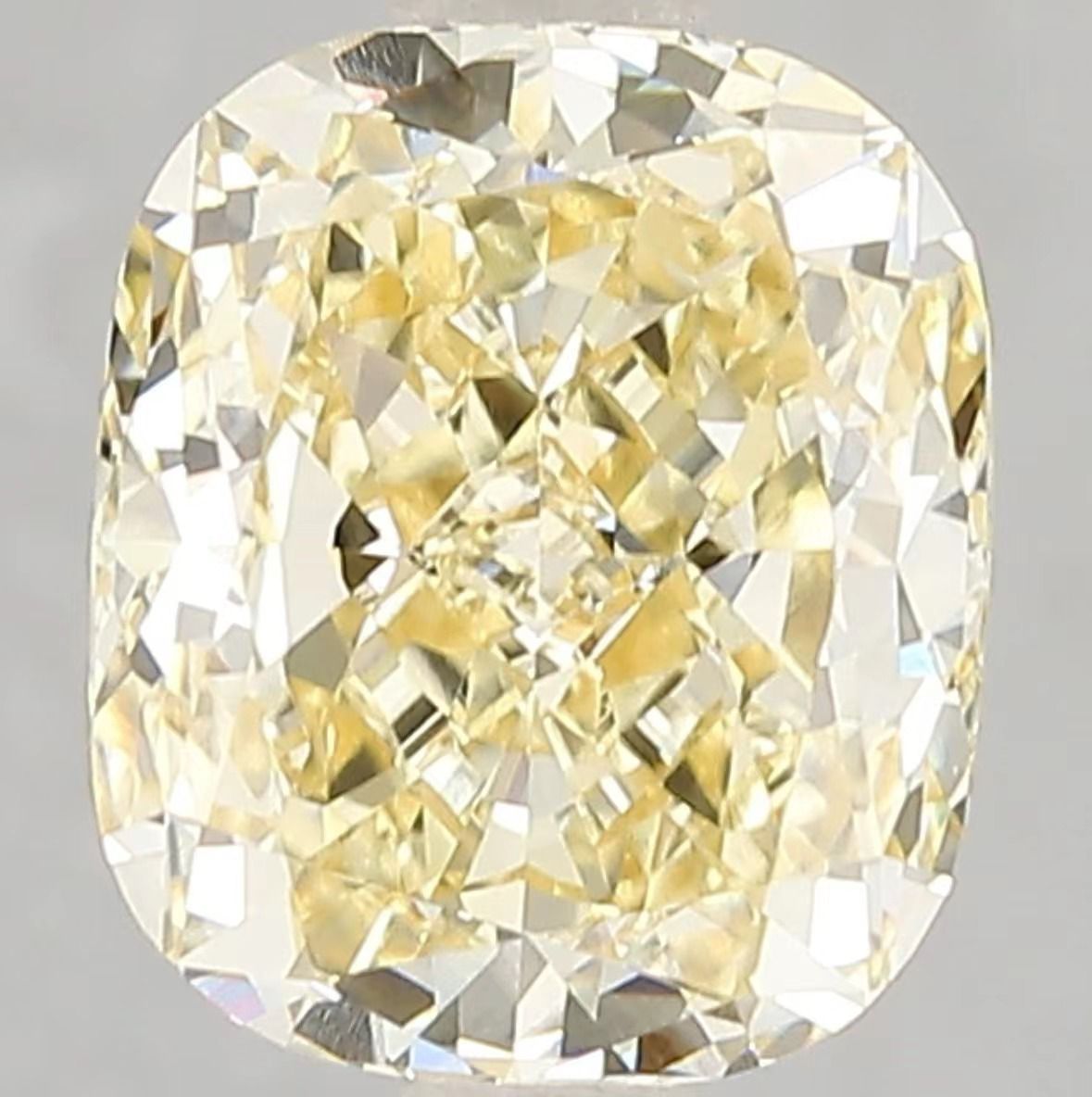 Custom 3 carat lab-grown  Yellow Diamond Engagement Ring